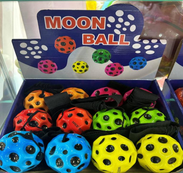 Super High Bouncing Space Moon Ball | Gravity-Defying Colorful Ball for Kids & Adults - 2.5 Inch